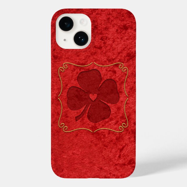 Glückspilz Case-Mate iPhone Hülle (Rückseite)