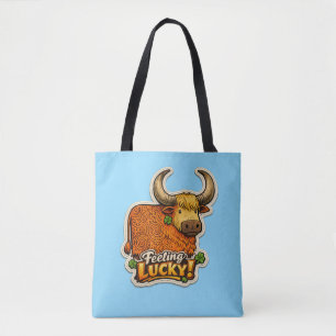 🍀 Glückspilz! Highland-Kuh-Tragetasche 👜✨