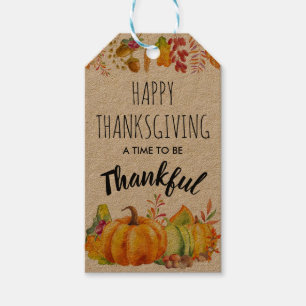 Glückspilze zum Erntedanken und Herbstblätter Geschenkanhänger