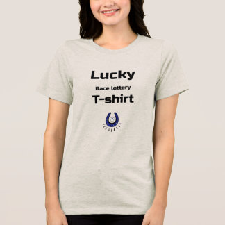 Glücksshirt für Rennlotterie Tri-Blend Shirt