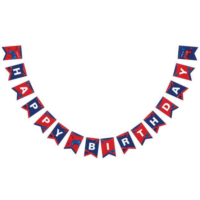 Glücksspiel Geburtstagsbummelfahnen, Gaming Banner (Alle)