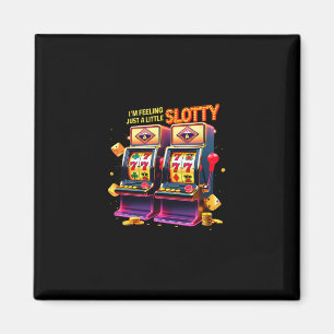 Glücksspiel-Liebhaber aus Las Vegas Glücklicher Sp Magnet