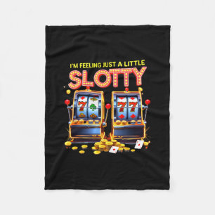 Glücksspiel-Liebhaber Glücks-Slot-Maschine Casino Fleecedecke