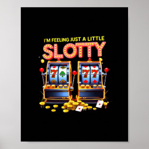 Glücksspiel-Liebhaber Glücks-Slot-Maschine Casino  Poster