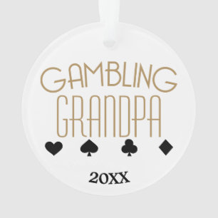 Glücksspiel-Opa Ornament