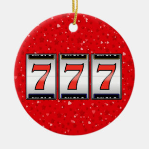 Glücksspiel - Vegas Keramik Ornament