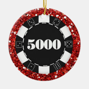 Glücksspiel - Vegas Keramikornament