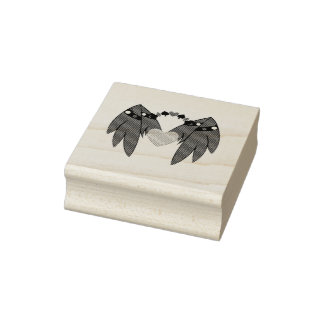 Glücksspieler Mit Einem Herzen Aus Gold Gummistempel