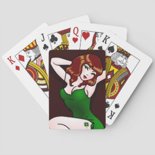 Glücksspielkarten Lady Luck St. Patrick's Cards Spielkarten