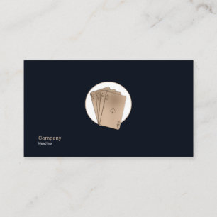 Glücksspielkarten Visitenkarte