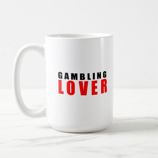 Glücksspielliebhaber Kaffeetasse (Links)