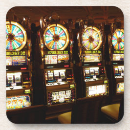 Glücksspielmaschine ein bewaffnetes Bandit-Geld La Untersetzer