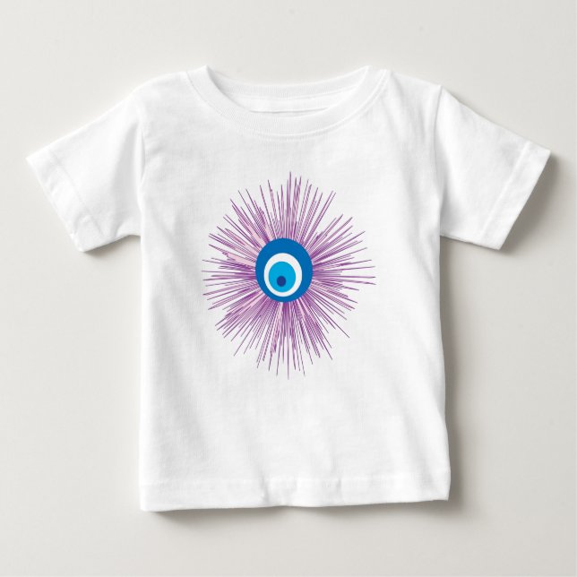 Glücksstern rosa1 baby t-shirt (Vorderseite)