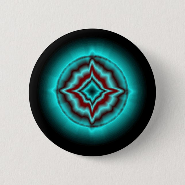 Glückssterne auf schwarz button (Vorderseite)