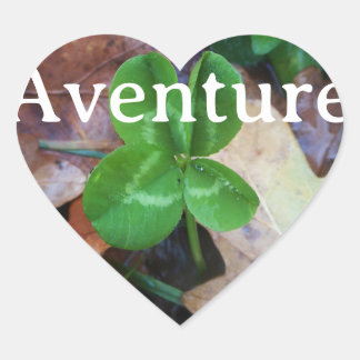 Glückssticker Herz-Aufkleber