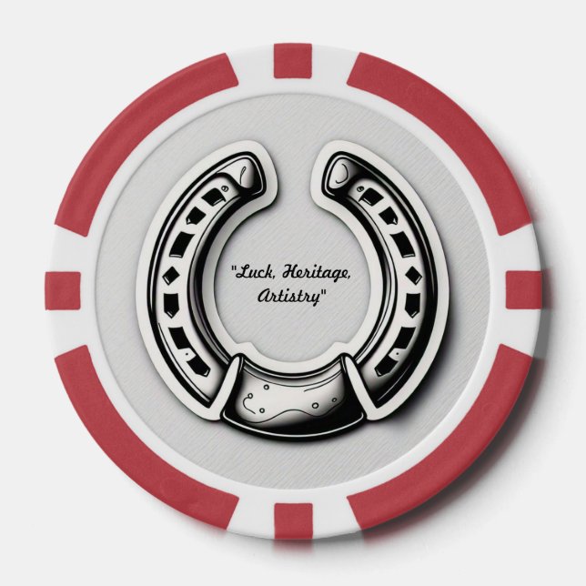 "Glückssymbol" Pokerchips (Vorderseite)