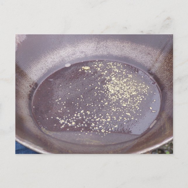 Glückstag, Gold Postkarte (Vorderseite)