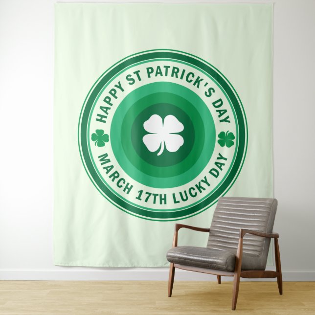 Glückstag März Wandteppich (Beispiel)