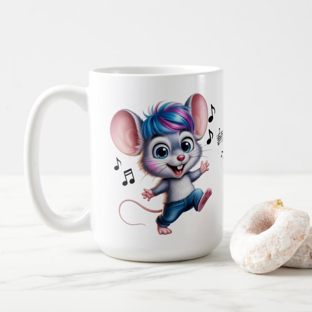 Glückstanz-Tasse Kaffeetasse (Mit Donut)