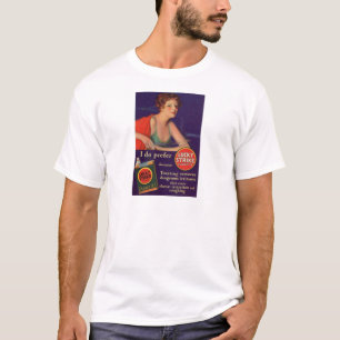 Glückstrefferzwanziger jahre Zigarettenanzeige T-Shirt