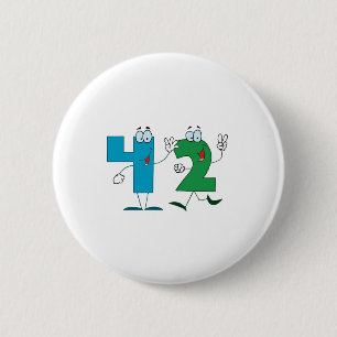 Glückszahl 42 button