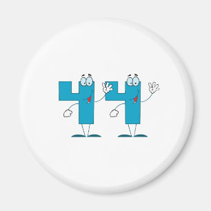 Glückszahl 44 magnet