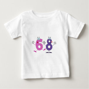 Glückszahl 68 baby t-shirt
