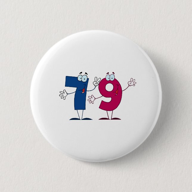 Glückszahl 79 button (Vorderseite)