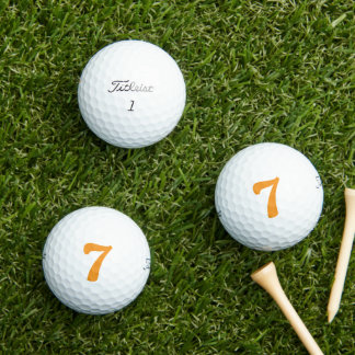 Glückszahl 7 Personalisierter Titleist Pro V1 Golfball