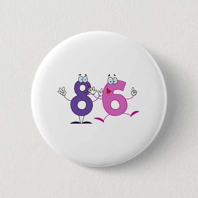 Glückszahl 86 button (Vorderseite)