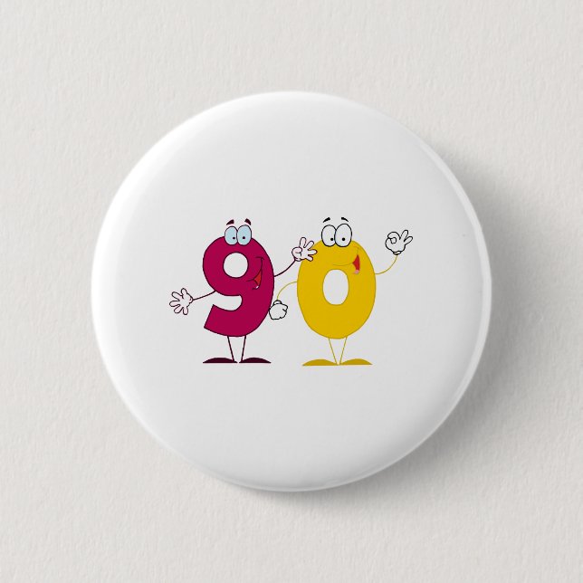 Glückszahl 90 button (Vorderseite)