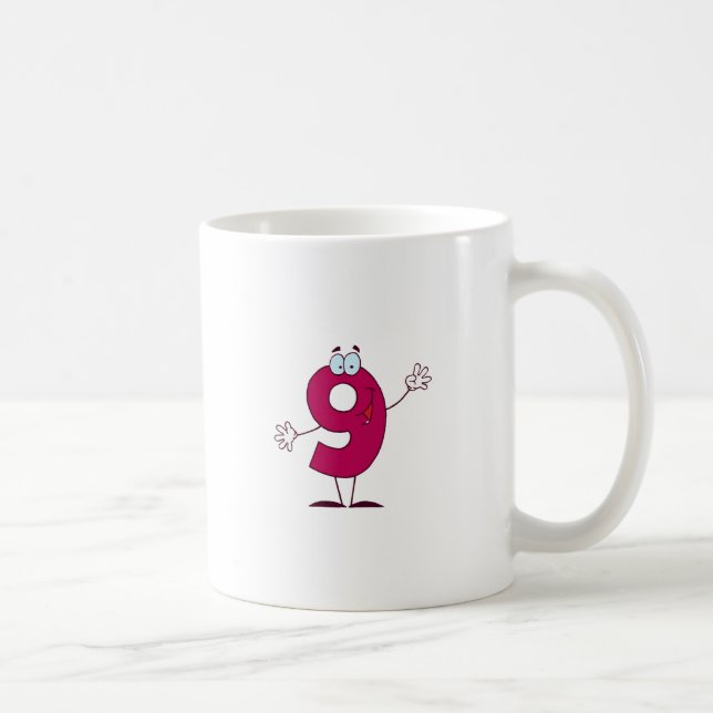 Glückszahl 9 tasse (Rechts)