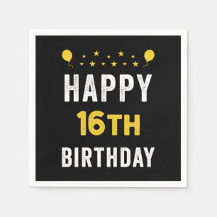 Glückwunsch 16. Geburtstag Denarian Celebration Pa Serviette