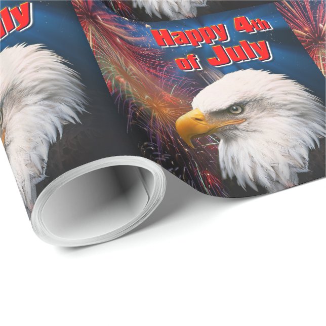 Glückwunsch 4. Juli 1 Umschlagpapier Geschenkpapier (Rolleneckpunkt)