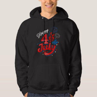 Glückwunsch 4. Juli Cooler Unabhängigkeitstag Patr Hoodie