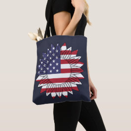 Glückwunsch 4. Juli Die Sonnenblumenflagge der Fra