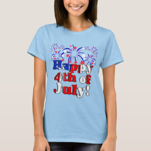 Glückwunsch 4. Juli Feuerwerk T-Shirt