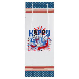 Glückwunsch 4. Juli Fireworks USA-63261 Geschenktüte Für Weinflaschen