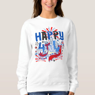 Glückwunsch 4. Juli Fireworks USA-63261 Sweatshirt