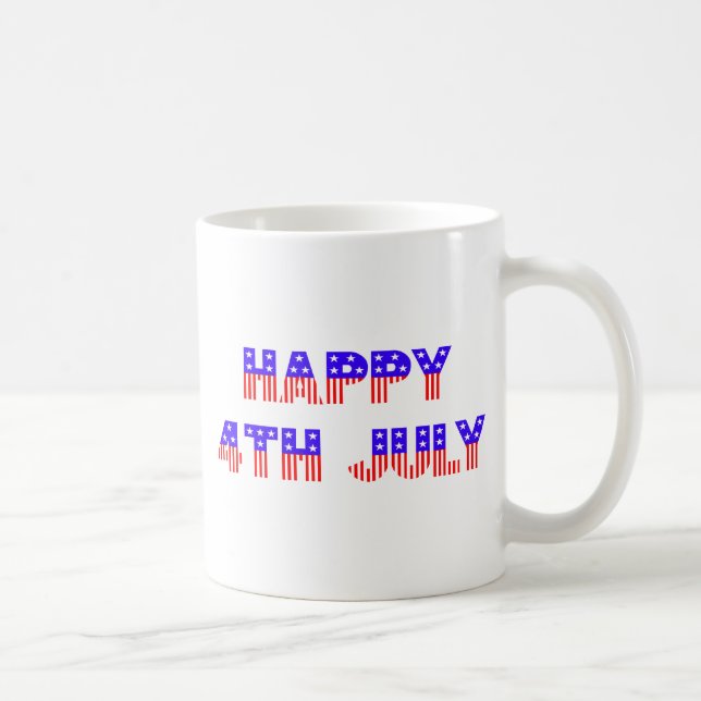 Glückwunsch 4. Juli Kaffeetasse (Rechts)