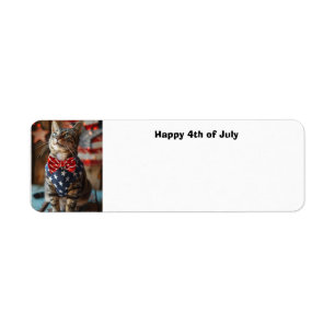 Glückwunsch 4. Juli Katze