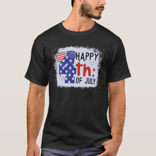 Glückwunsch 4. Juli Patriotic USA American Flag Me T-Shirt