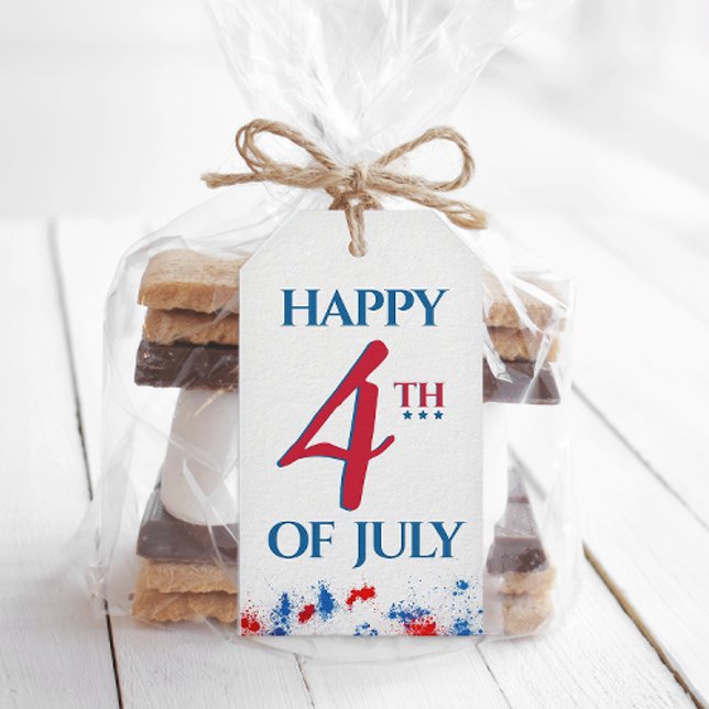 Glückwunsch 4. Juli Pop von Geschenkanhänger (Personalized 4th of July Pop by Tag for Real Estate and Small Business Marketing)