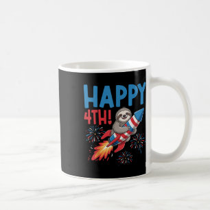Glückwunsch 4. Juli Rocket Fireworks American Patr Kaffeetasse