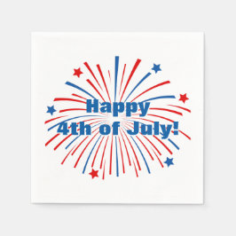 Glückwunsch 4. Juli Servietten zum Unabhängigkeits