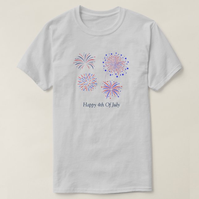 Glückwunsch 4. Juli T - Shirt (Design vorne)