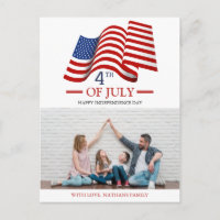 Glückwunsch 4. Juli Unabhängigkeitstag Amerika Fot