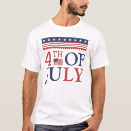 Glückwunsch 4. Juli Unabhängigkeitstag Amerika T-Shirt