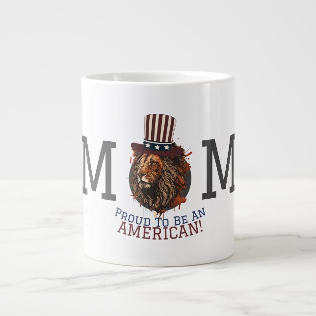 Glückwunsch 4. Juli Unabhängigkeitstag Amerikas Pa Jumbo-Tasse (Vorderseite)