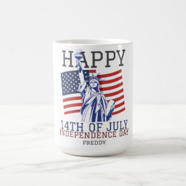 Glückwunsch 4. Juli Unabhängigkeitstag Party Kaffeetasse